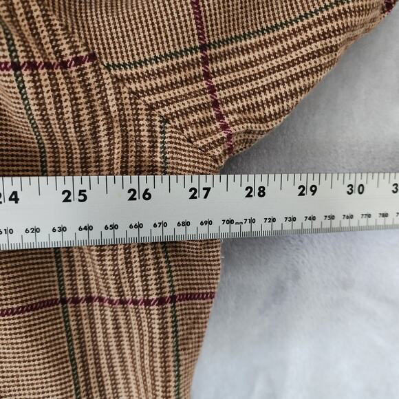 Ralph Lauren Shirt Men Size XL Tall Houndstooth Plaid Brown Classic Fit Pony XLT - Picture 6 of 9